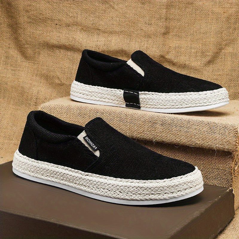 Corduroy Slip-On Sneakers for Men