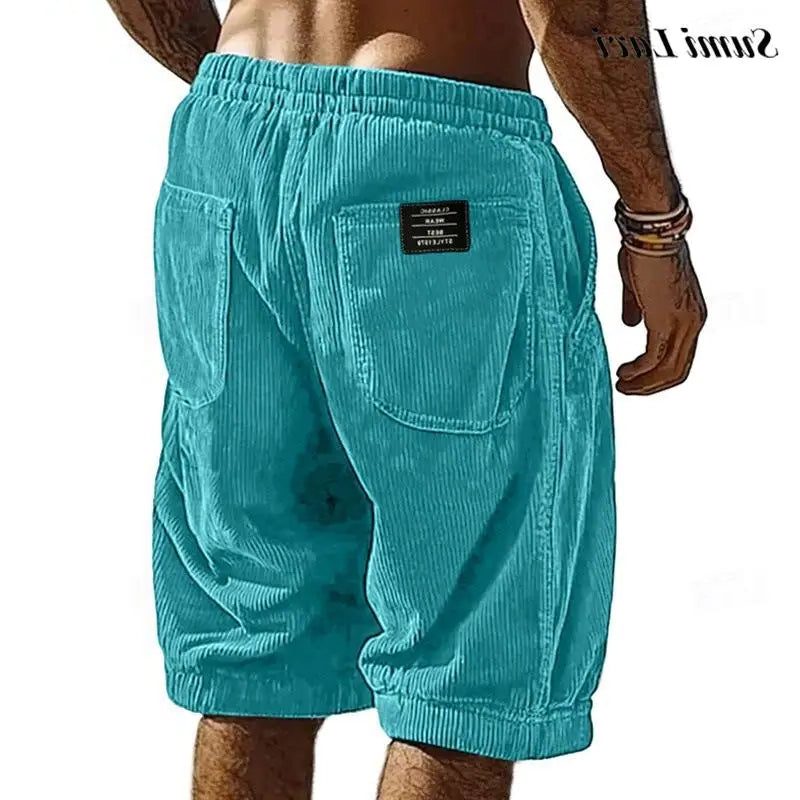 Corduroy Welt Pocket Shorts for Men