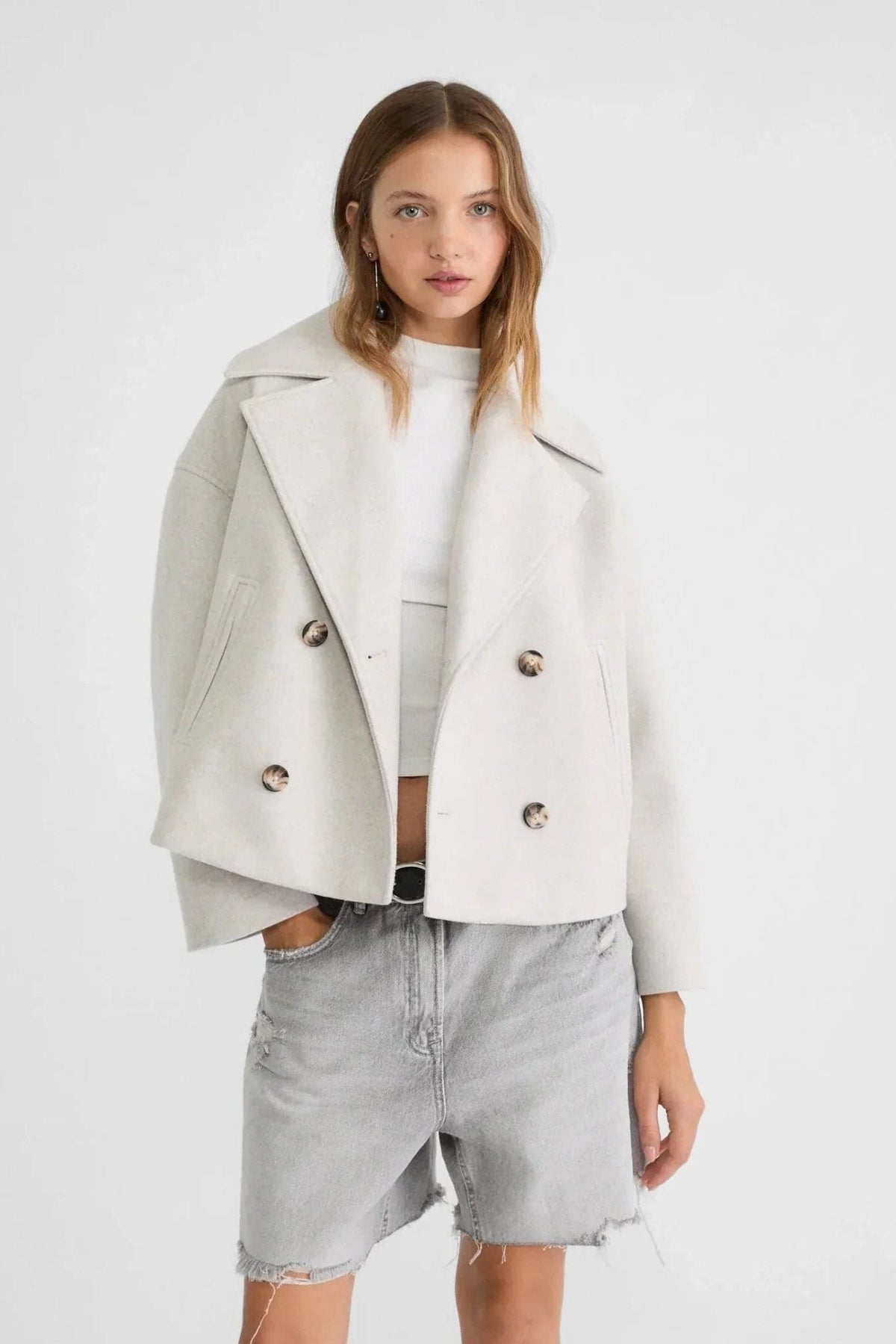 Jaffa | Cropped Double-Breasted Blazer for Women