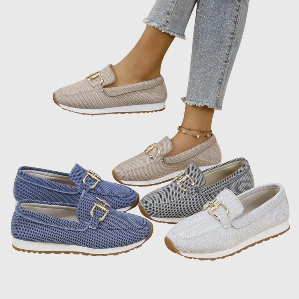 Women's Orthopedic Loafers with Cushioned Footbed and Ergonomic Sole