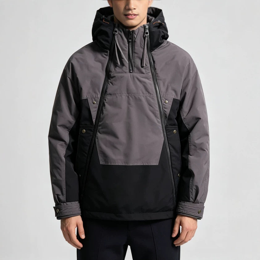 Damson - Men's Colorblock Tactical Anorak Jacket