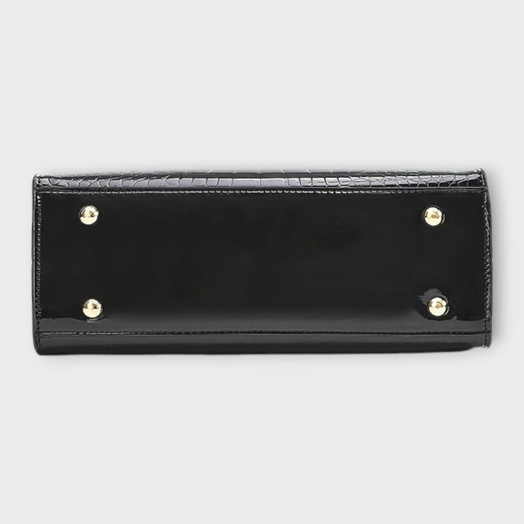 Veralie -  Shiny Crocodile Skin Pattern Handbag