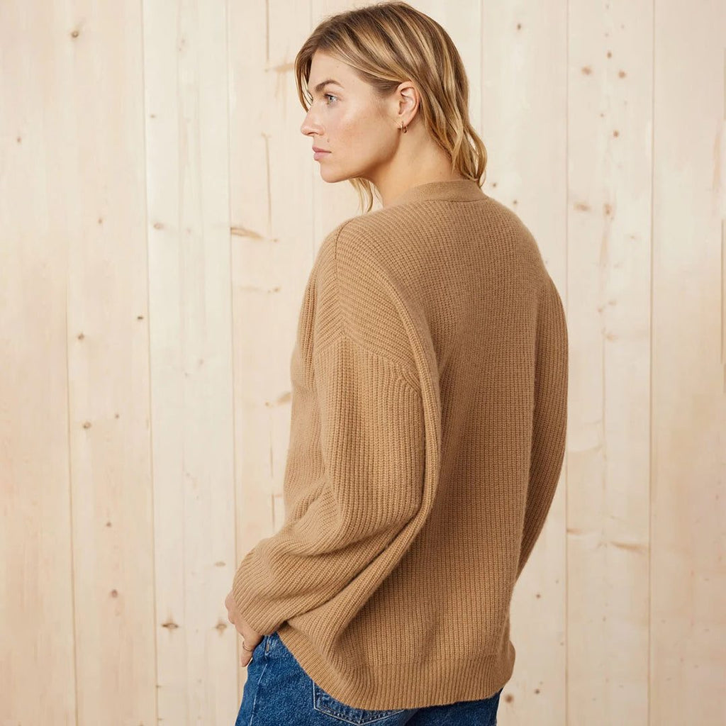 Dilys | Oversized Long Cardigan with Button-Front for Women