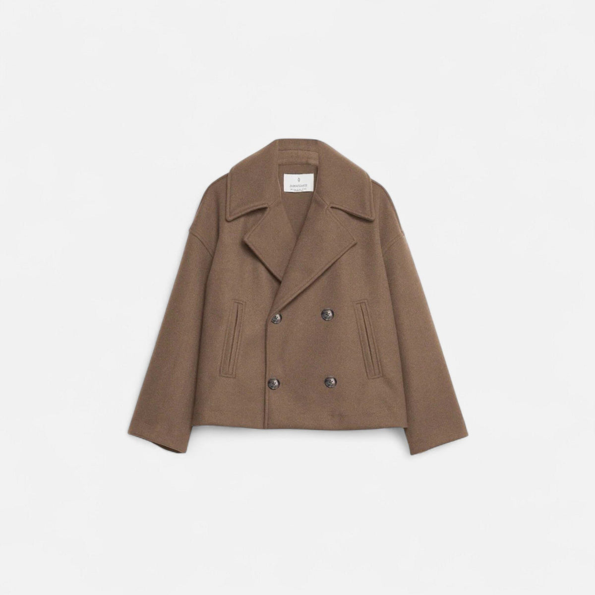 Manon | Wool Double-Breasted Peacoat for Women