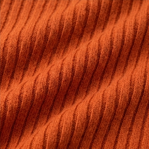 Ribella – Ribbed Half-Zip Hooded Knit Top