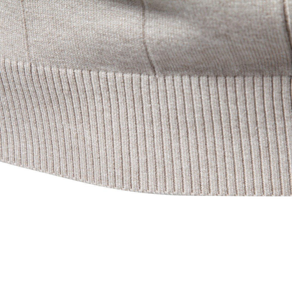 Drew - Men's Ribbed Turtleneck Knit Sweater