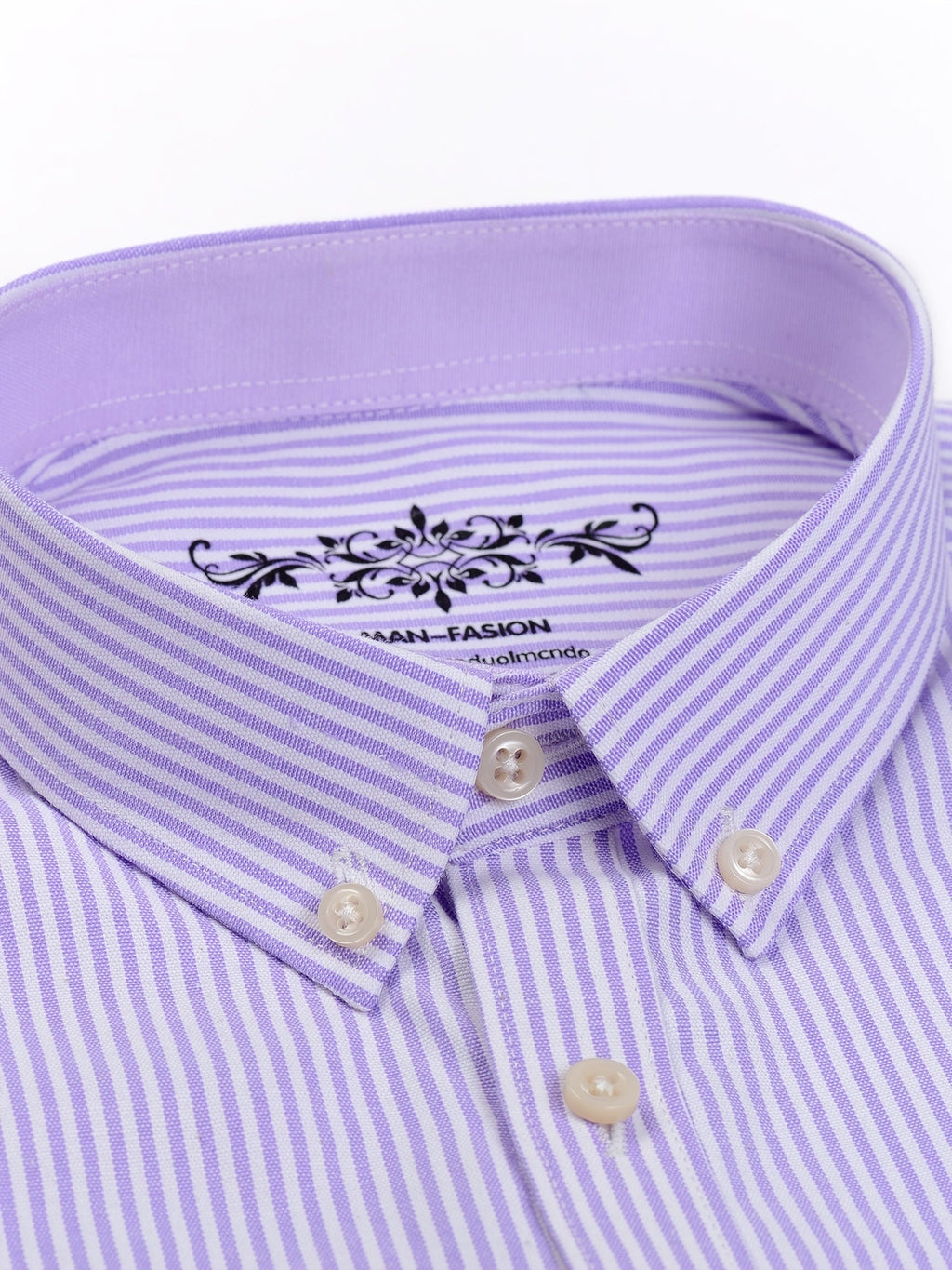 Montarello Men's Oxford Cotton Long-Sleeve Shirt