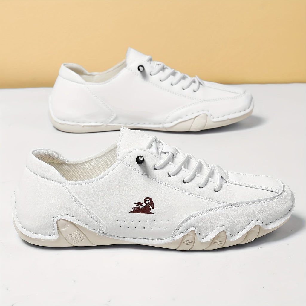 Women's Lace-Up Sneakers, Textured Panels, Chunky Sole
