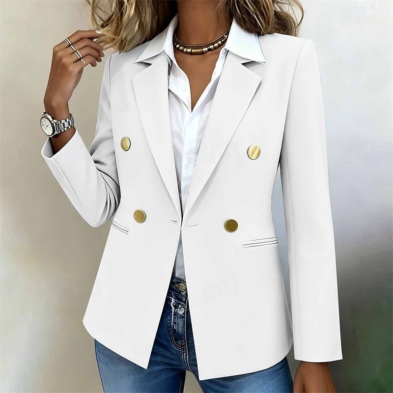 Eireann | Double-Breasted Blazer with Lapel Collar for Women