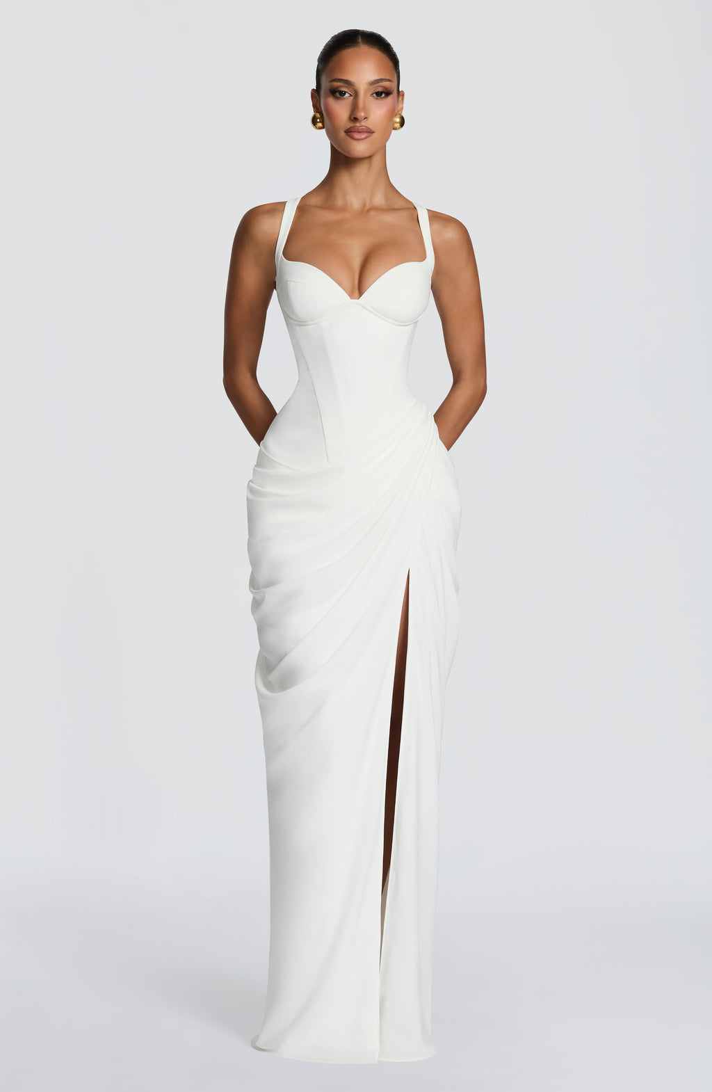 Beatrice | Women's Flowy Corset Wedding Guest Dress