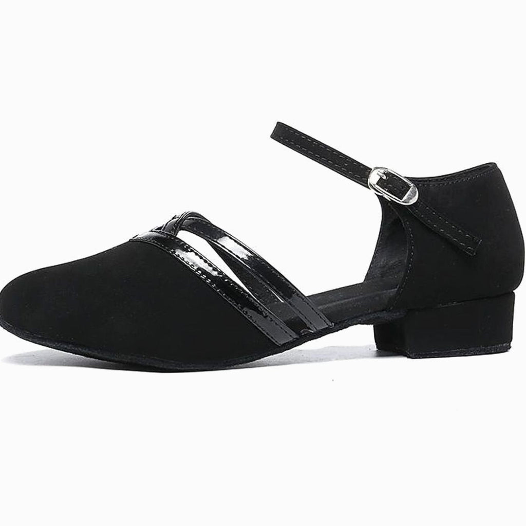Women's Block Heel Dance Shoes with Ankle Strap