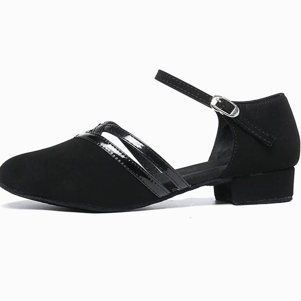 Women's Block Heel Dance Shoes with Ankle Strap