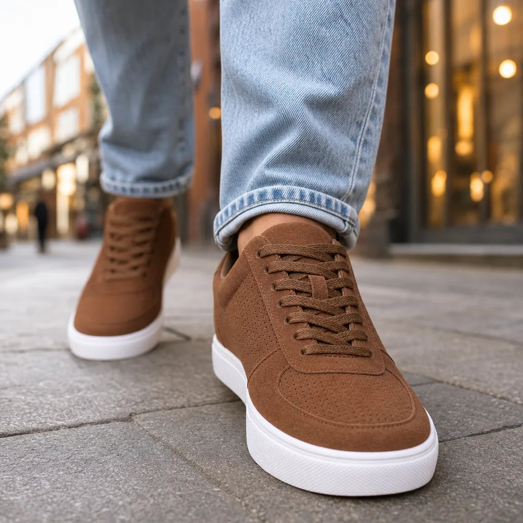 Elijah | Men's Perforated Sneakers