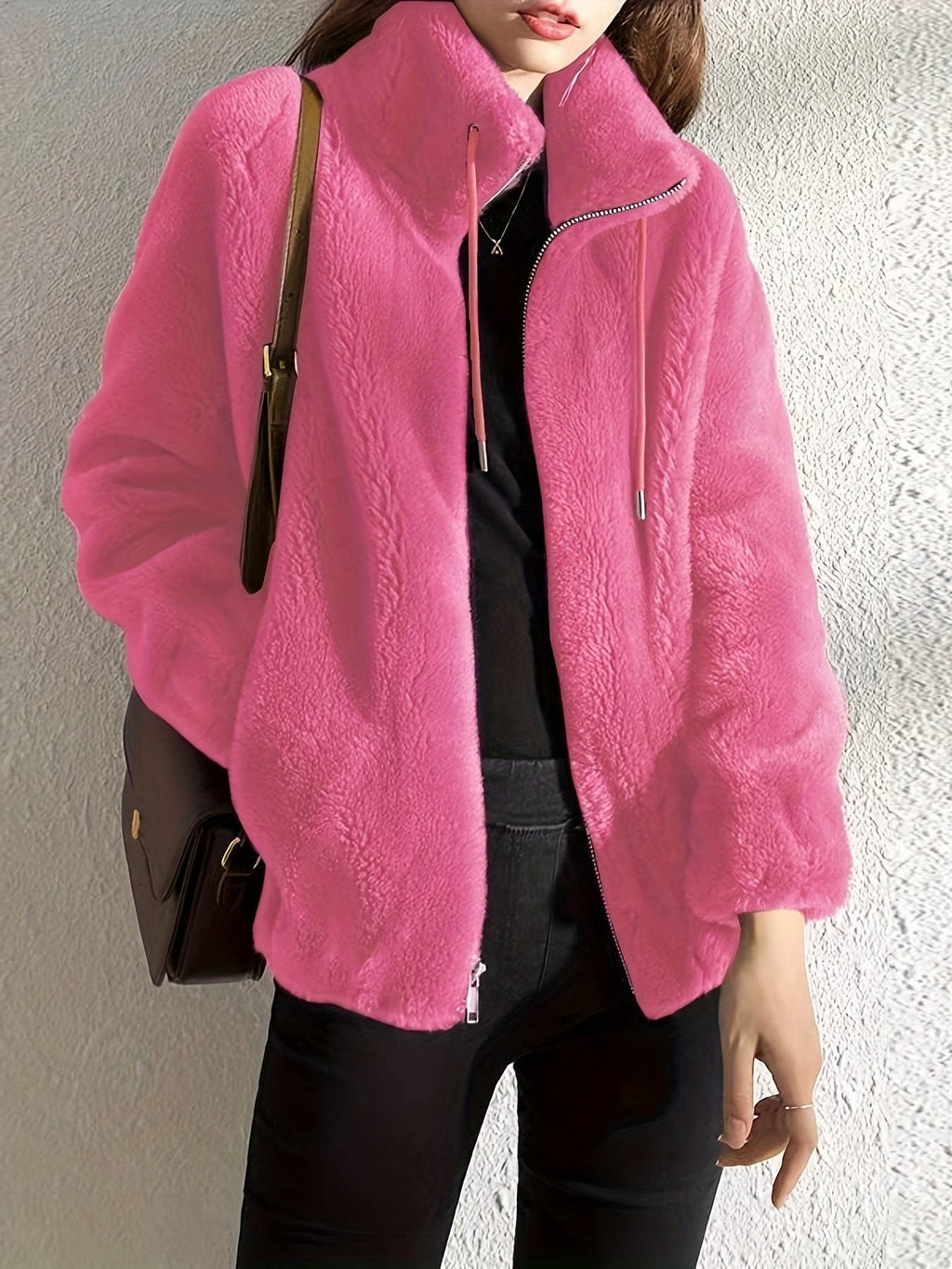 Ellen | Fleece Zip-Up Jacket for Women