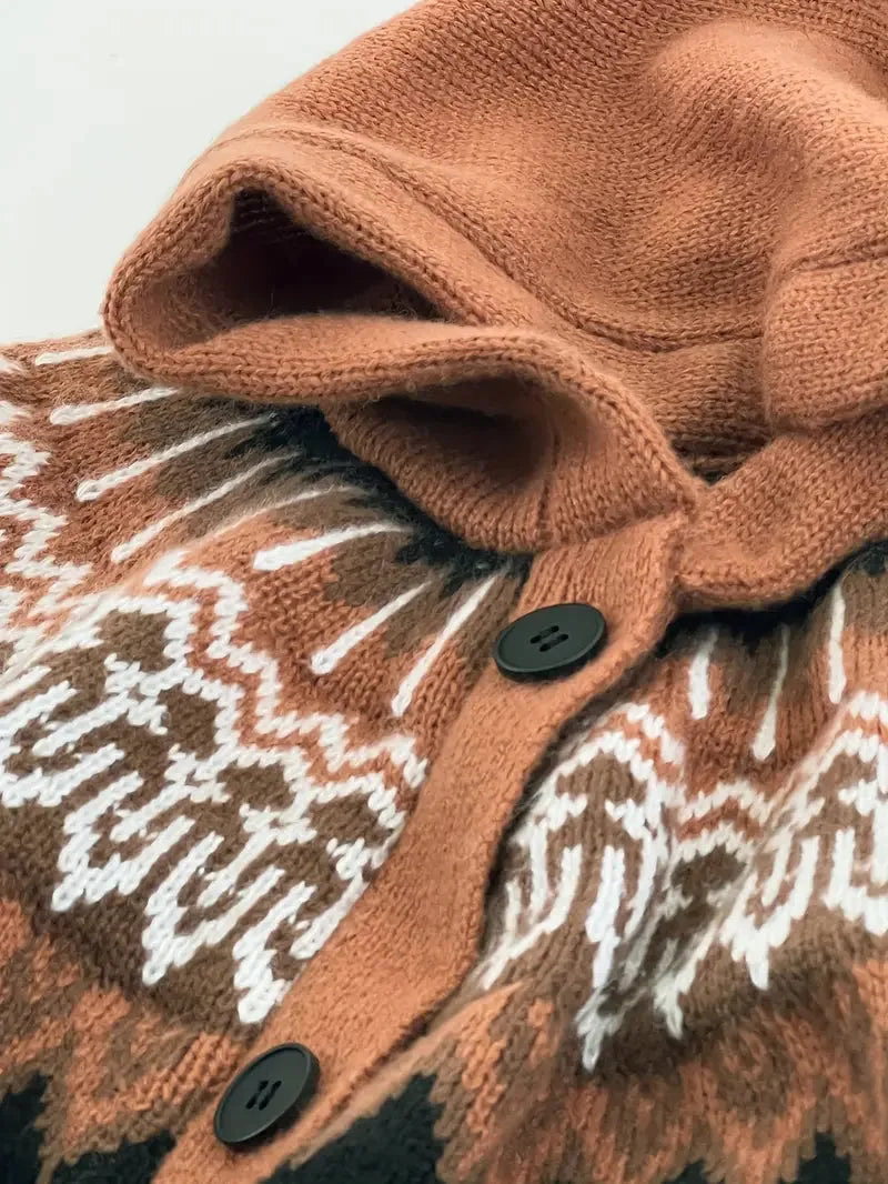 Casual Hooded Cardigan