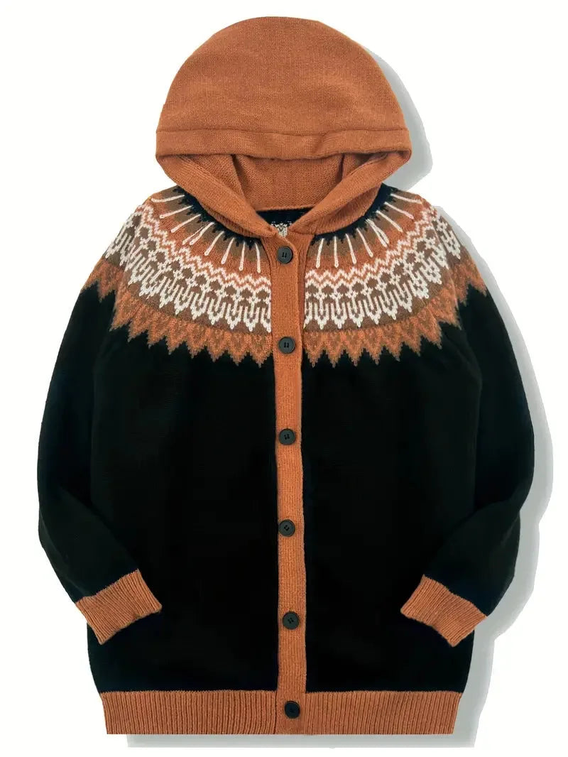 Casual Hooded Cardigan