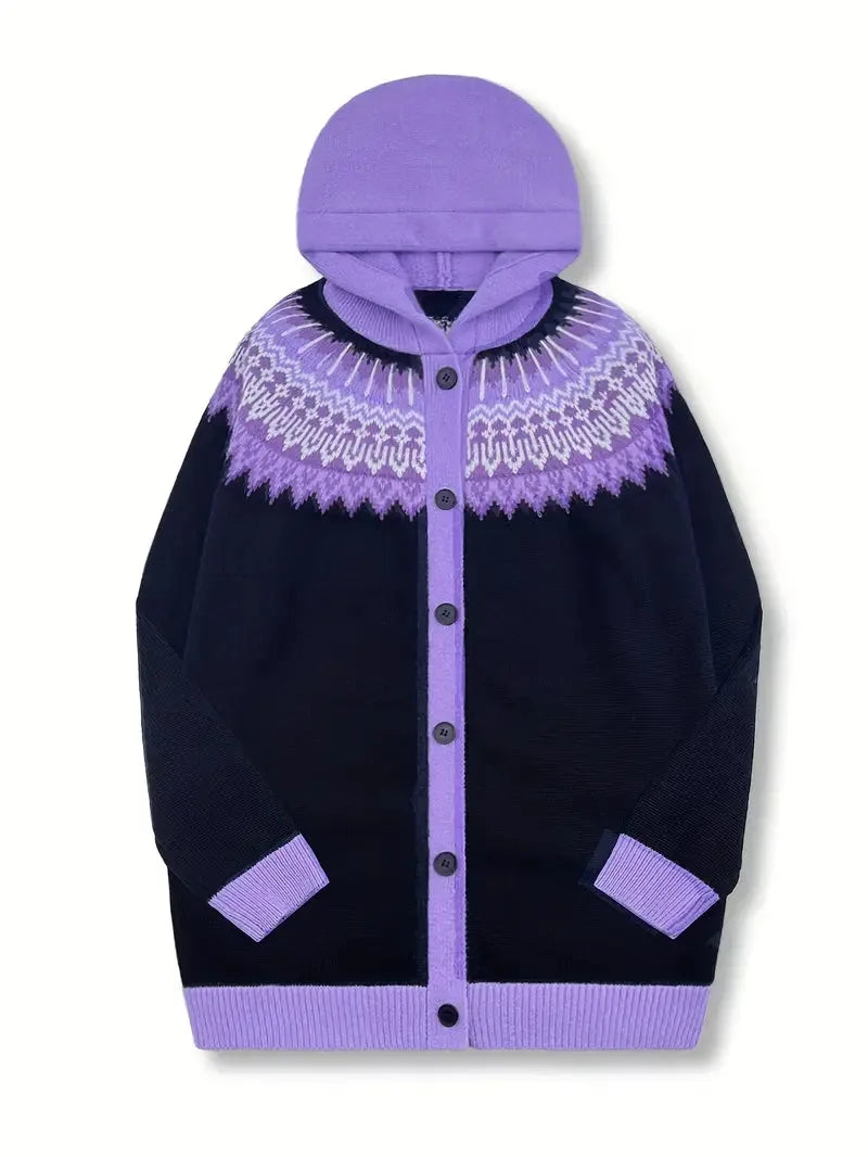 Casual Hooded Cardigan