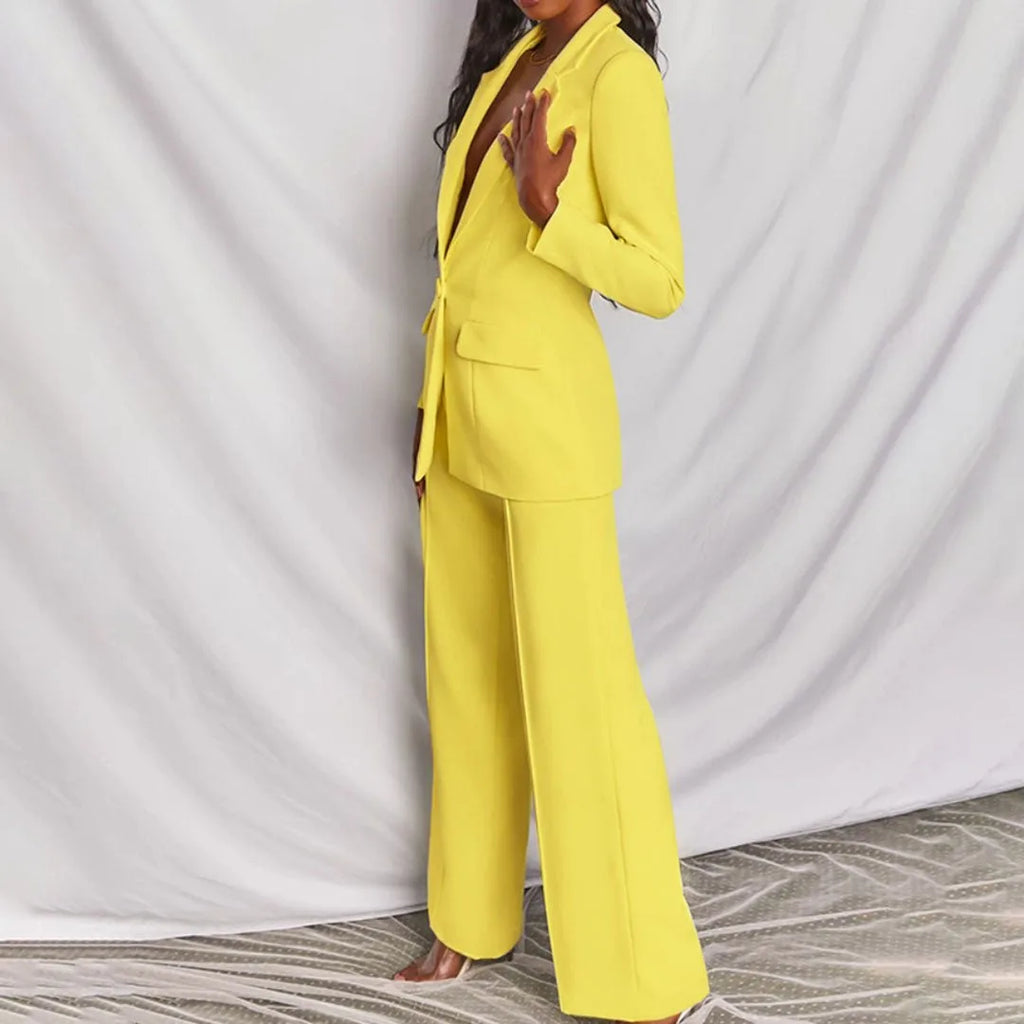 Chic Blazer & Trousers Set