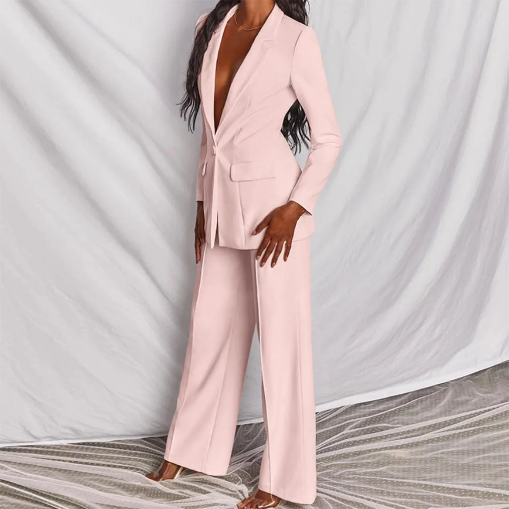 Chic Blazer & Trousers Set