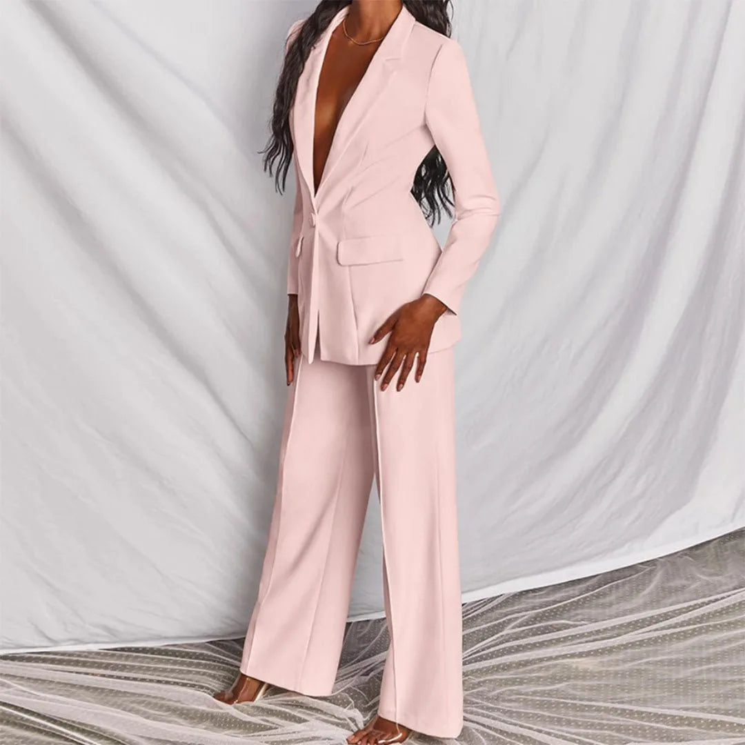 Chic Blazer & Trousers Set