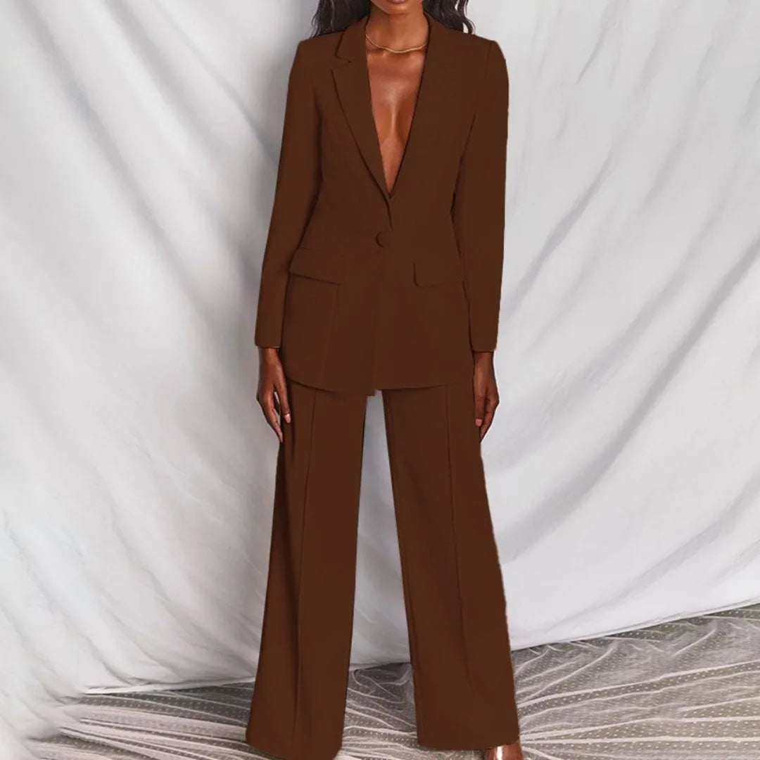 Chic Blazer & Trousers Set