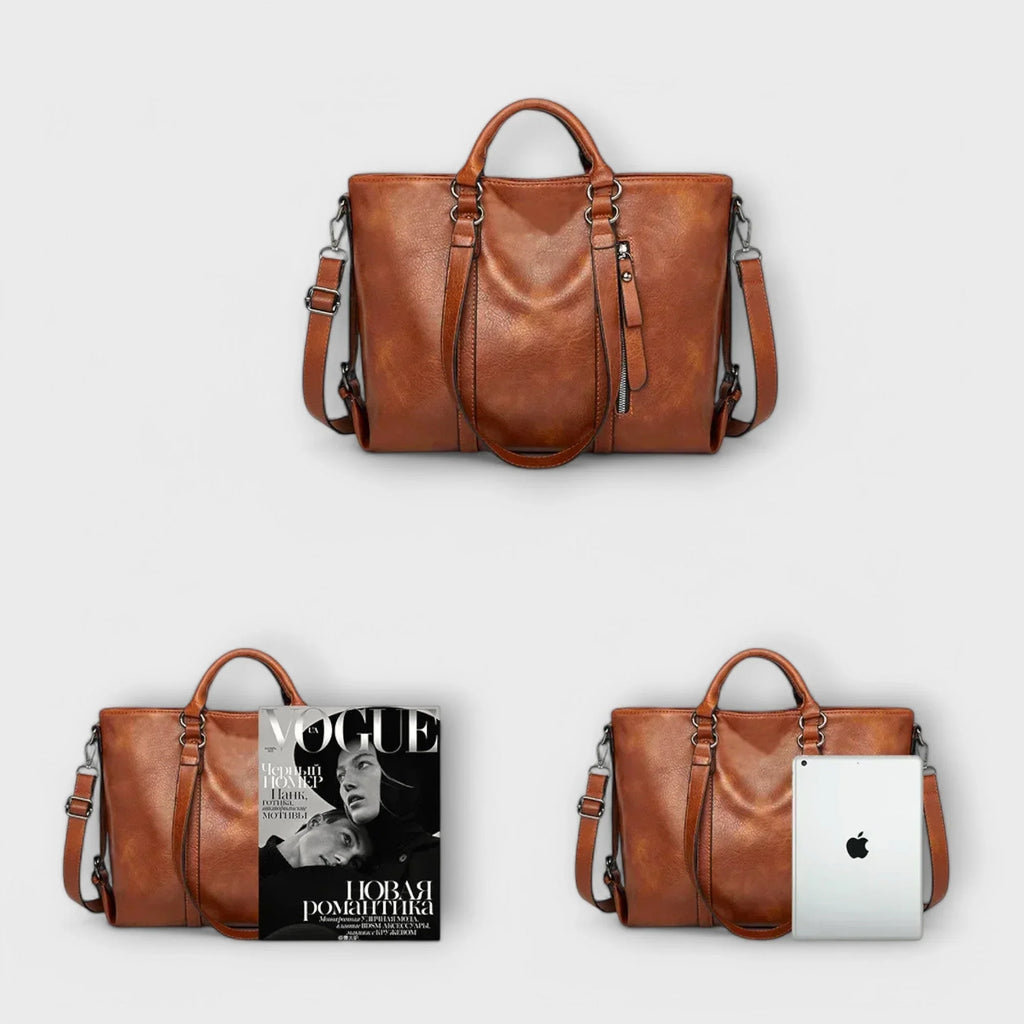 Large leather bag