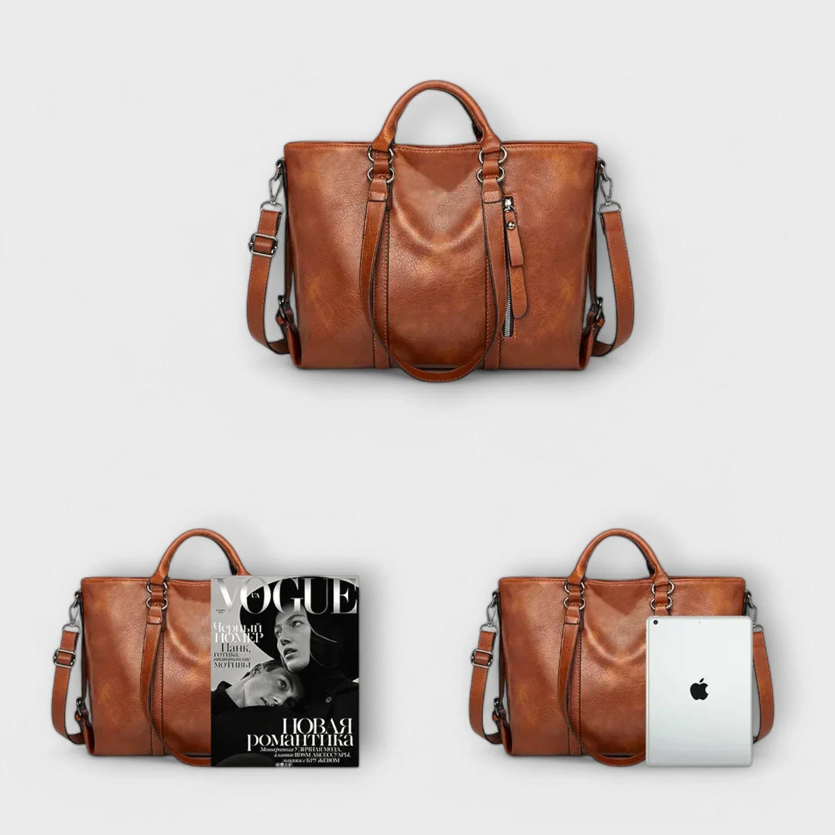 Large leather bag