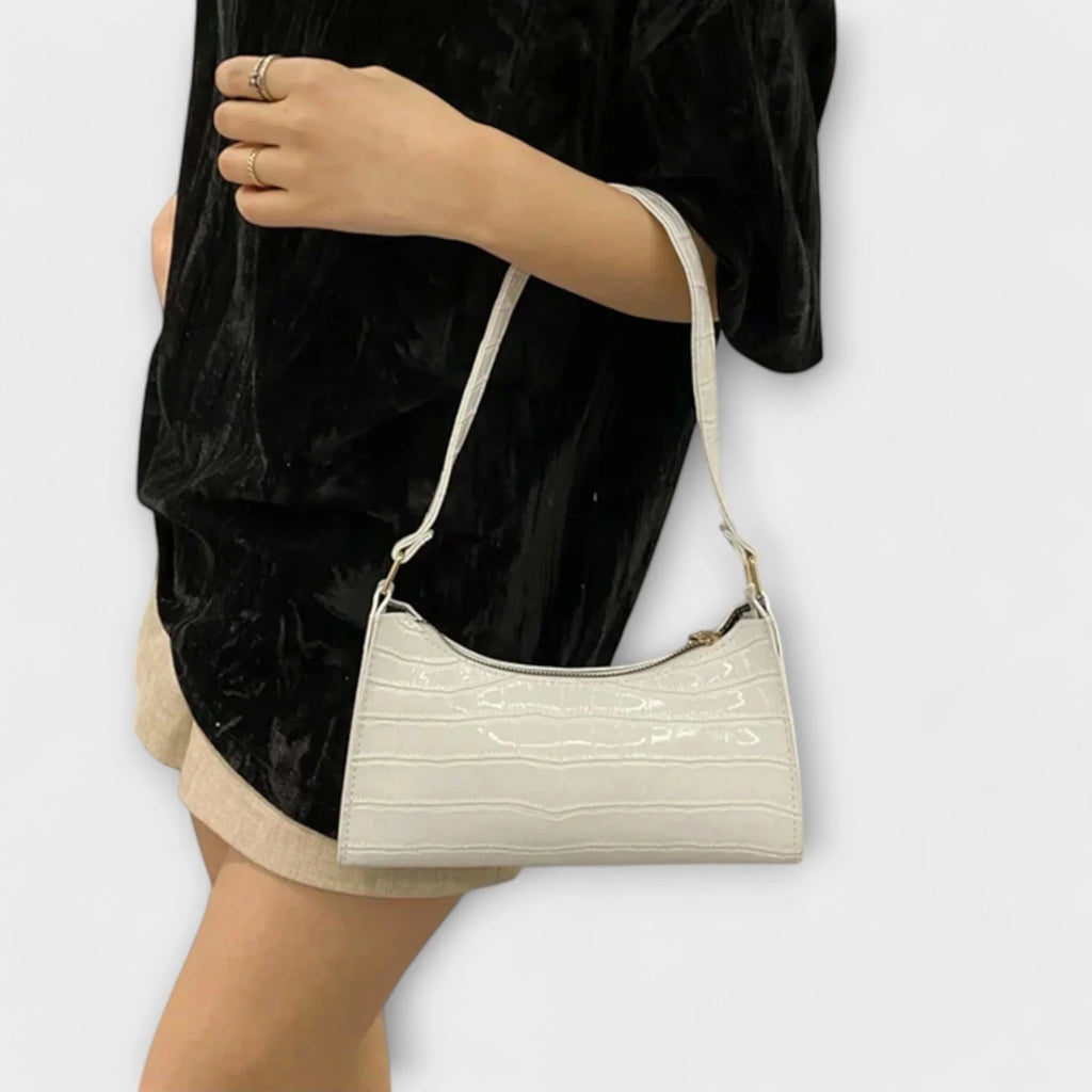 Shiny leather bag