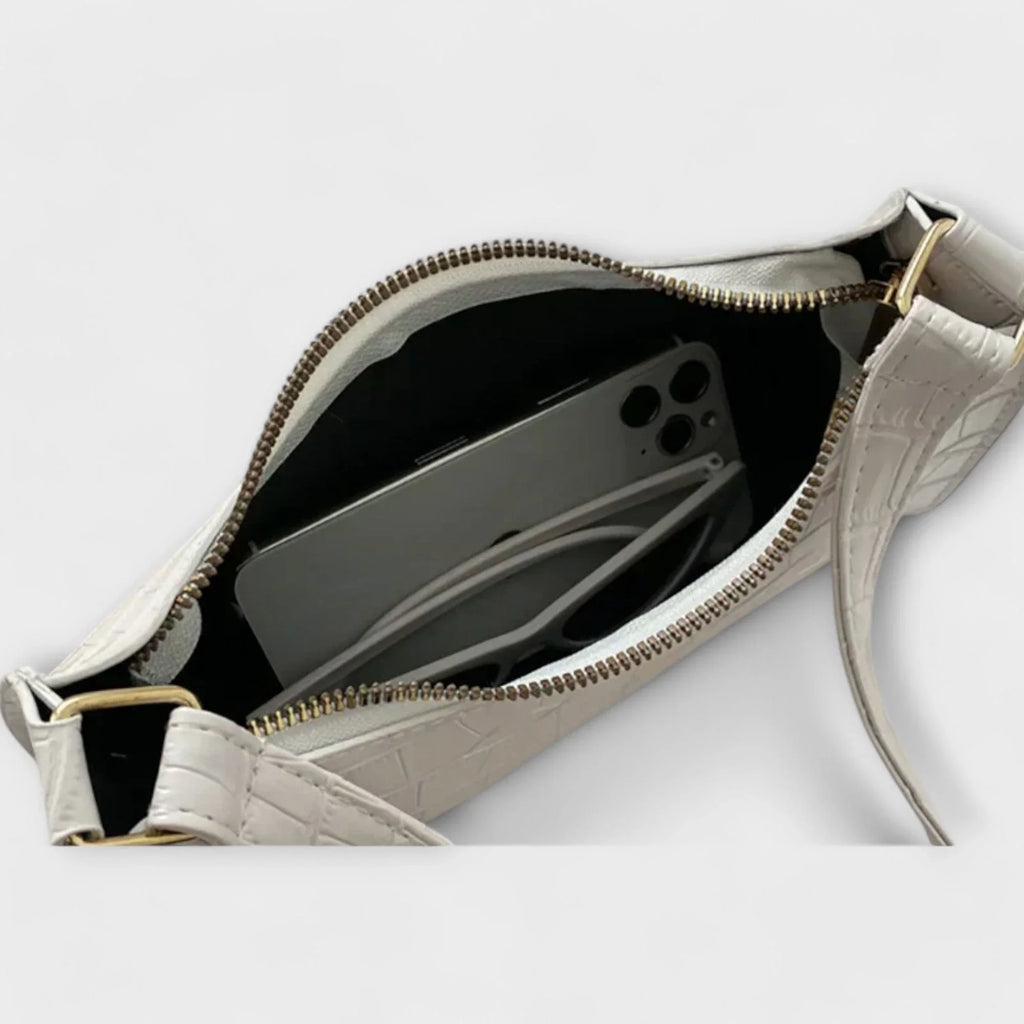 Shiny leather bag