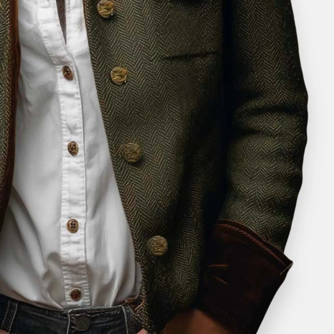 Women's Herringbone Long Sleeve Jacket