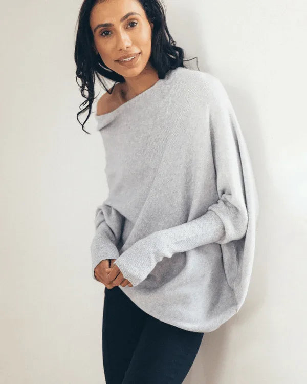 Women's Off Shoulder Long Sleeve Sweater