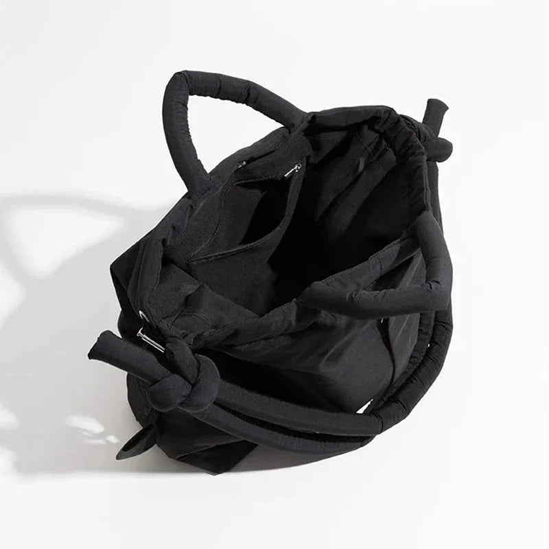 Women's Quilted Puffer Tote Bag