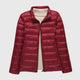 Burgundy Stand-up collar
