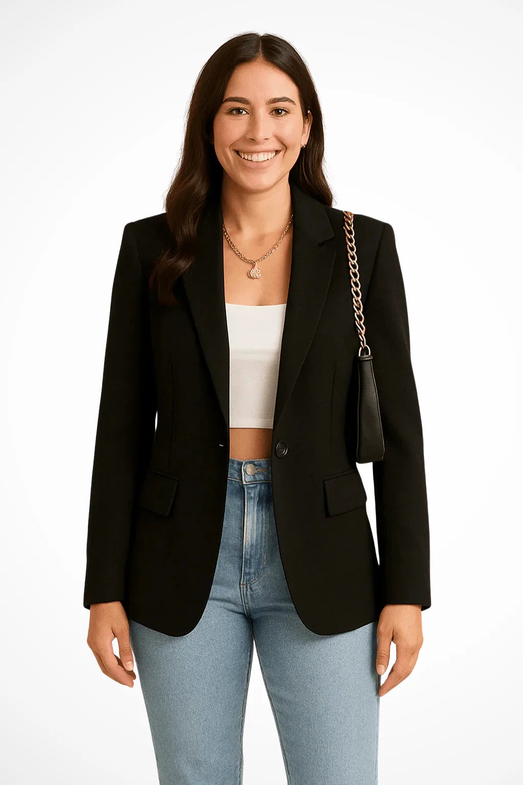 Women's Single Button Blazer