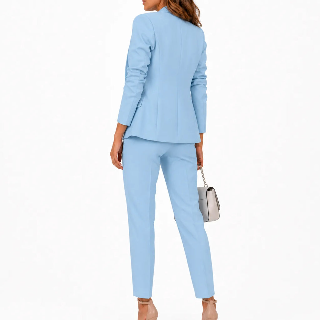 Women's Two Piece Blazer Suit Set