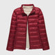 Burgundy Stand-up collar