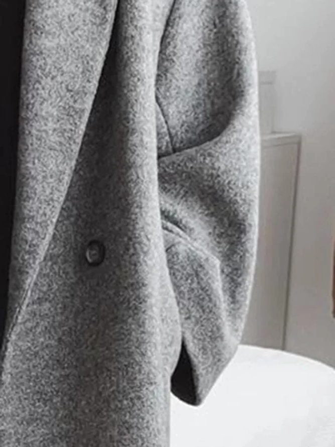 Enola | Wool Blend Longline Overcoat for Women
