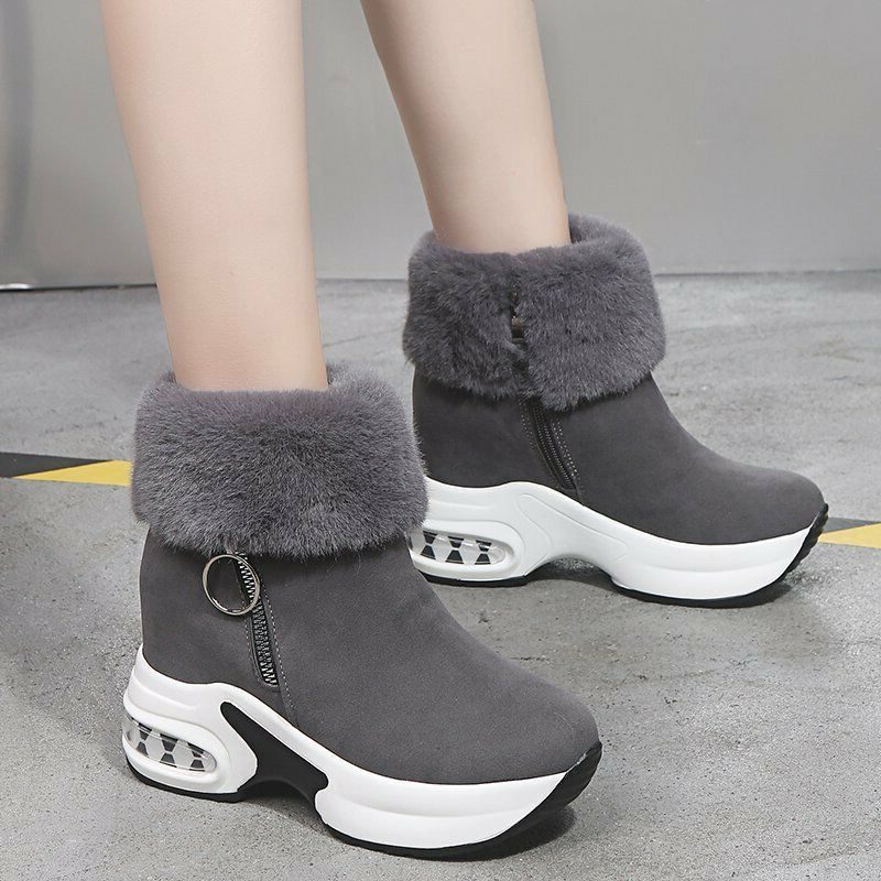 Eshe | Platform Lace-Up Snow Boots for Women