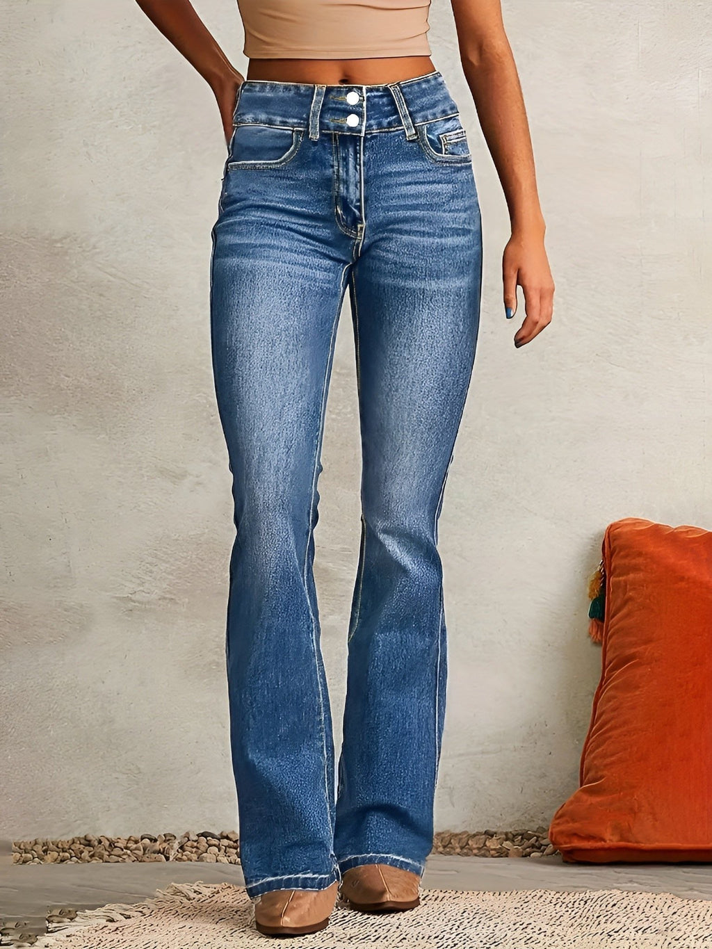 Estella | High Waist Flared Jeans for Women