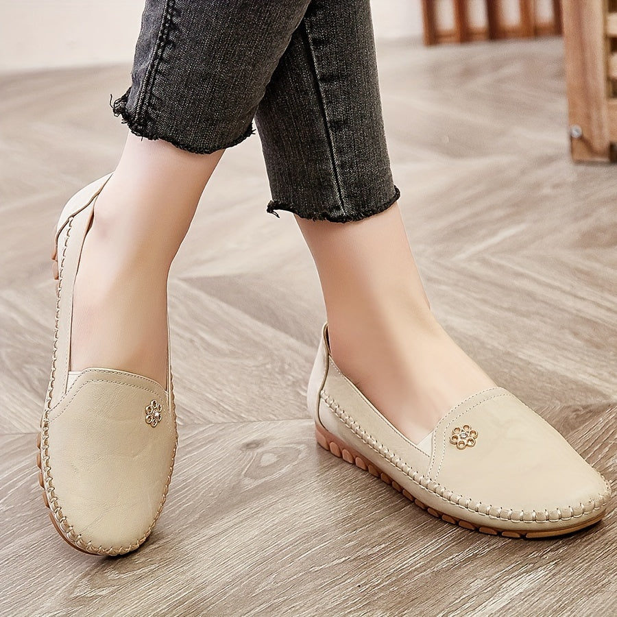 Women's Slip-On Loafers with Cushioned Footbed