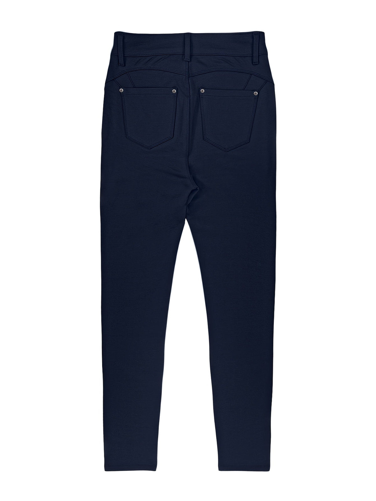 Women's High-Waist Skinny Jeans with Five-Pocket Design