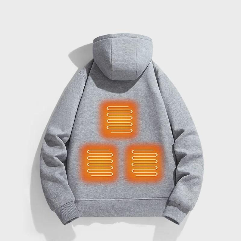 Farah | Heated Hoodie with Kangaroo Pocket and Zip for Women