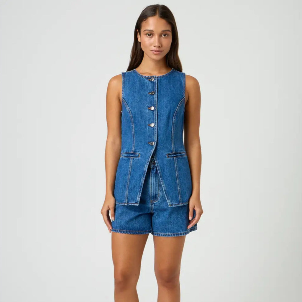 Summer Bloom Denim Set