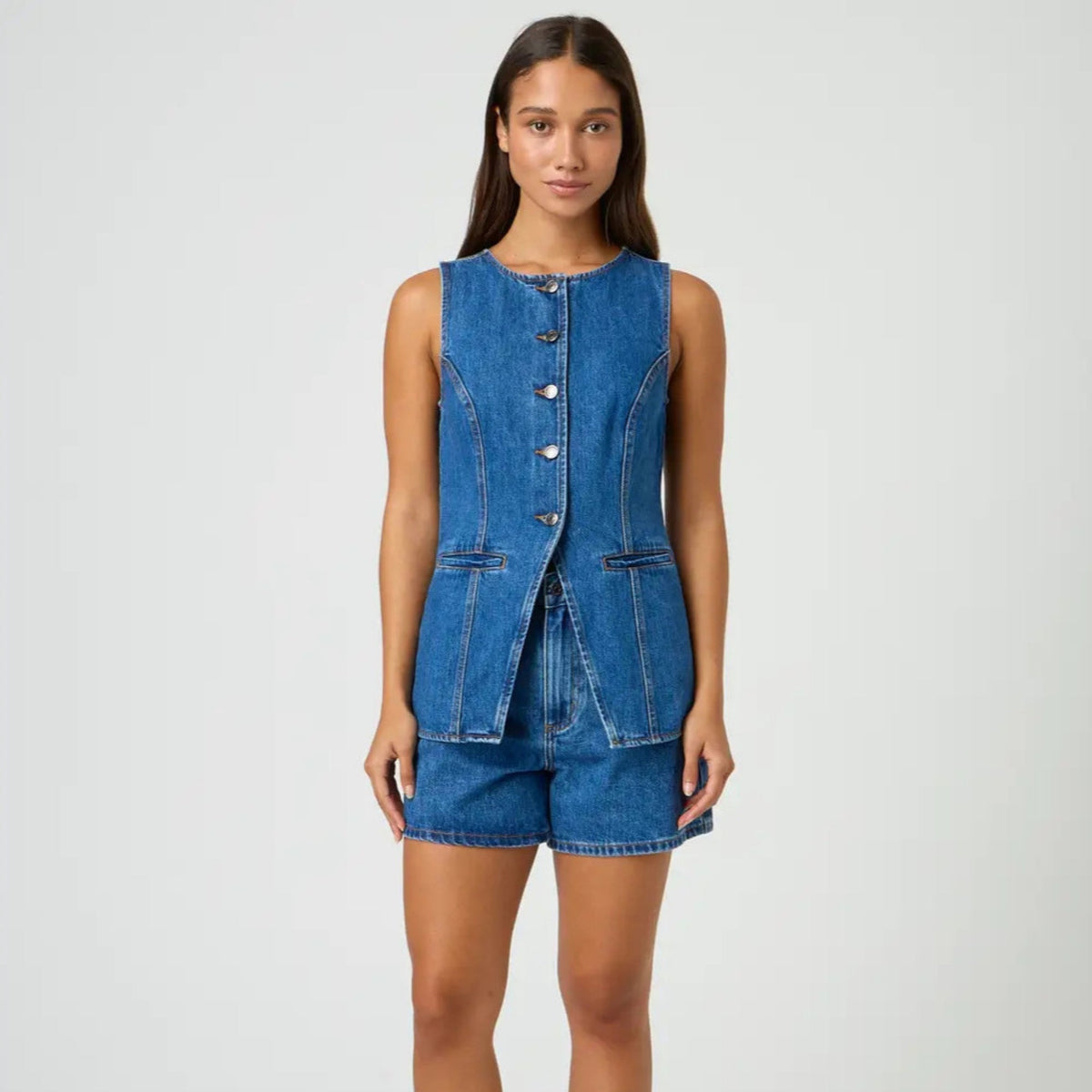 Summer Bloom Denim Set