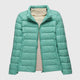 Turquoise Stand-up collar