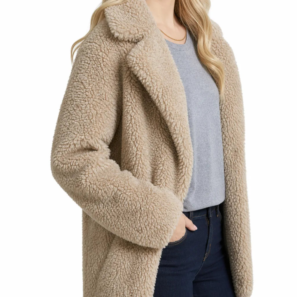 Fenna | Women's Plush Trench Coat