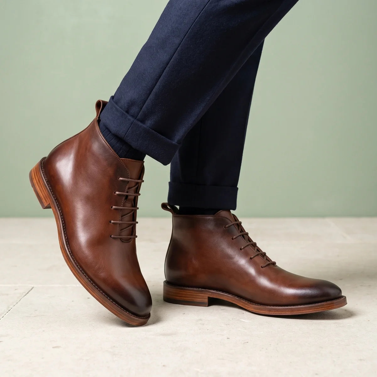 Ferdinando Full Grain Leather Goodyear Welt Boots
