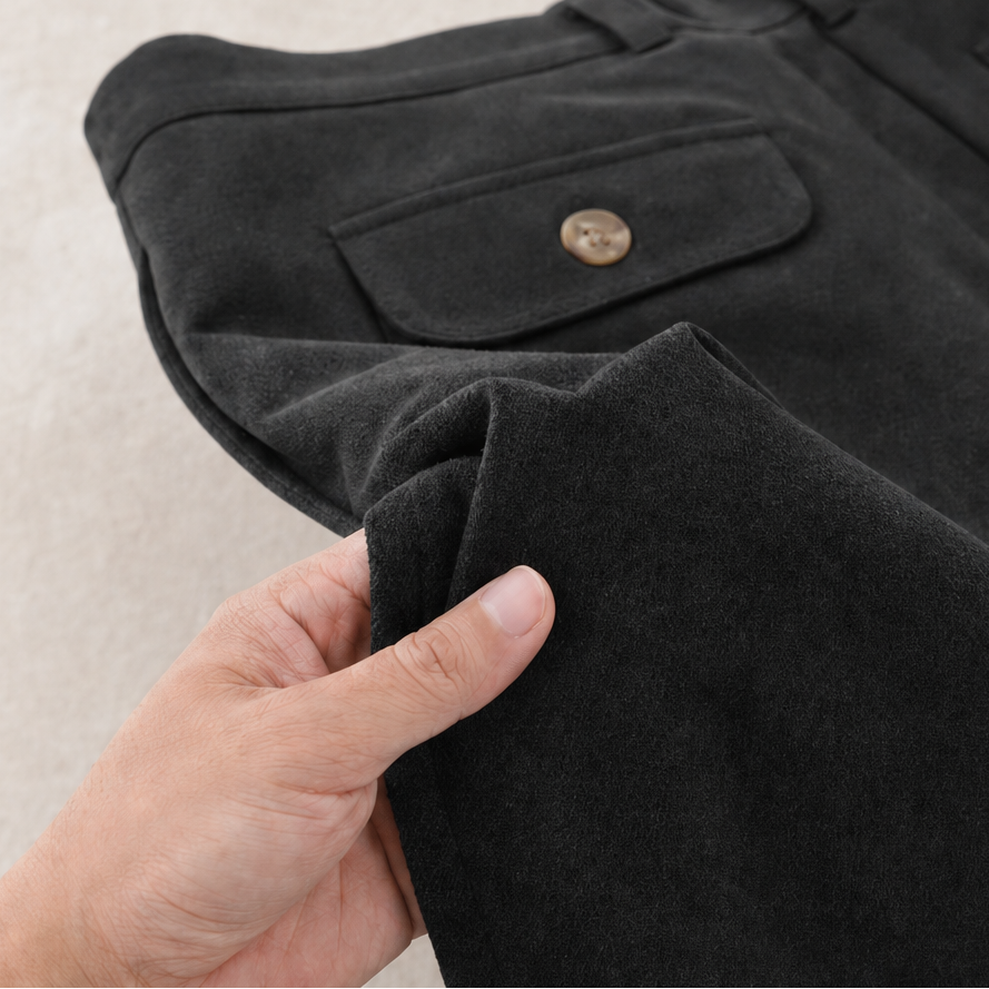 Wearbella – High-Waisted Buttoned Wide-Leg Trousers
