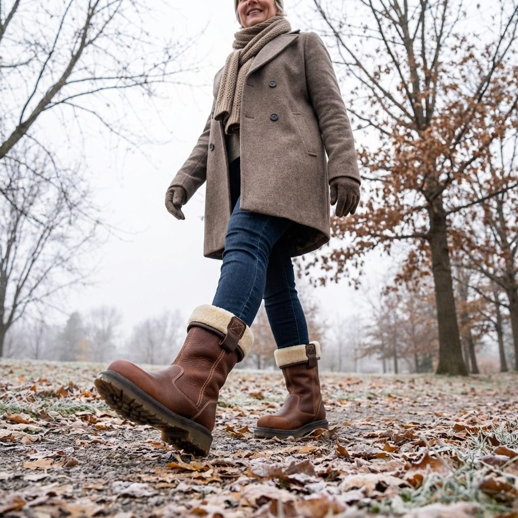 Junia | Fleece-Lined Ankle Boots for Women
