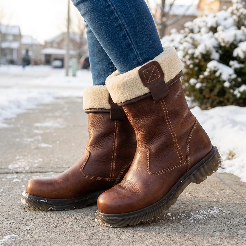 Junia | Fleece-Lined Ankle Boots for Women